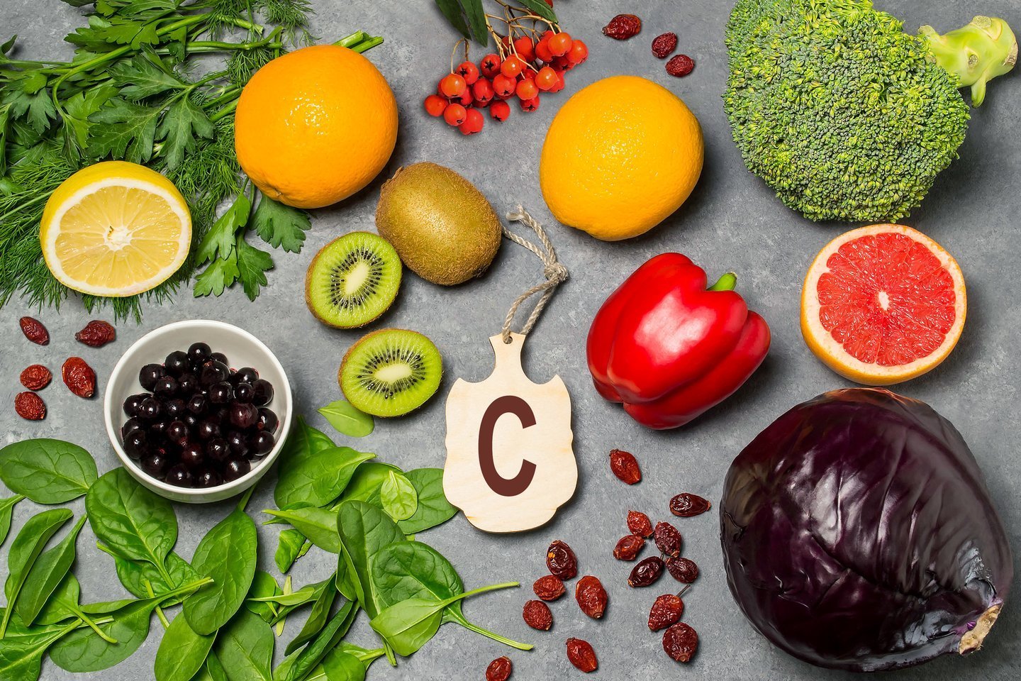 Vitaminas C stiprina organizmą